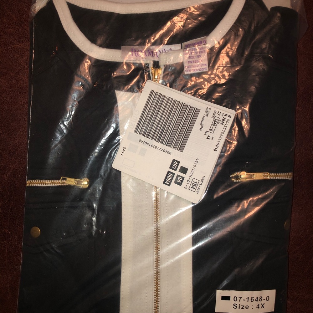 Roaman’s zipper jacket 4x